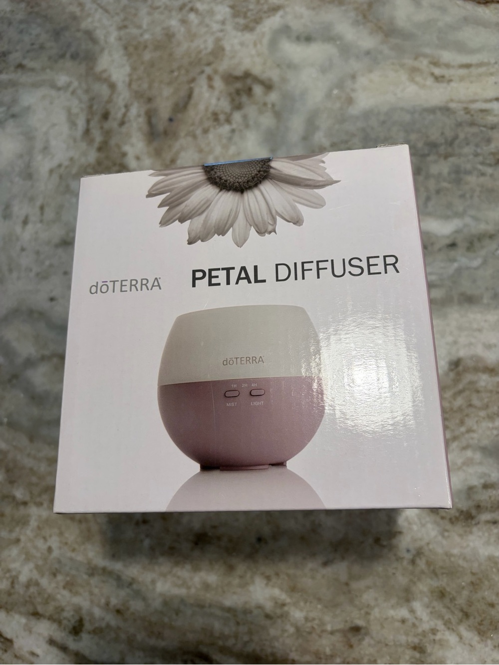 Doterra Two-Tone Pink and Cream Petal Diffuser